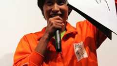 中村蒼「KARA、ダイスキー!」と叫び会場がまさかのドン引き状態!水を打ったように静まり返る|シネマトゥデイ