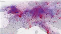 約2600年間かけて文化や知識が世界中に広まっていった様子を可視化するとこうなる