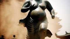 AIで作成した「全力ダッシュする大仏」の躍動感がすごい 「めちゃ強そう」「表情で笑う」(1/2) | ねとらぼ