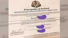 日本語しか話せない大学生だけど1万円払ってシーランド公国の貴族になってみた(爵位の購入手引き付)