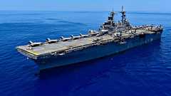 米軍艦「ワスプ」どんな艦? 海自「かが」に続きトランプ大統領が乗艦した大きな意義 | 乗りものニュース