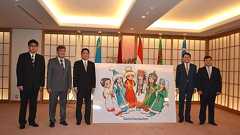 マンガ『乙嫁語り』の作者・森薫氏がデザインした、“中央アジア+日本”対話10周年記念のイメージキャラクターが発表 - ファミ通.com