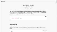 CSSのcalc()関数を使うとスゴイ便利!ページのレイアウト、要素やフォントのサイズ指定など実装テクニックのまとめ