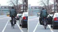 自転車大国オランダが発明した車道を走る自転車をドアで打ちつけるのを予防する目からうろこな方法「Dutch Reach」とは?
