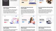 商用でも完全無料、ランディングページ用のHTMLテンプレートがダウンロードできる -Inovatik