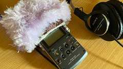 【マイク風防】クイックルワイパーハンディシートがウィンドジャマーとして活用できる!SONY PCM-D50に装着して検証! | PEACE BIRD