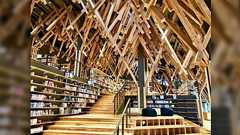 莫大なふるさと納税の力技で元ショッピングモールを図書館にリノベして蔵書50万超、10代優先スペース等設けたらシャッター街が復活した話