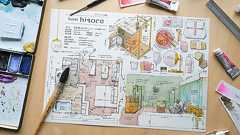 名建築ホテルを実測スケッチで味わう。「アマン東京」「LANDABOUT TOKYO」「hotel hisoca」など 一級建築士 遠藤慧さん