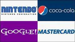 ライバル関係にある大企業同士のロゴを交換するとこうなる