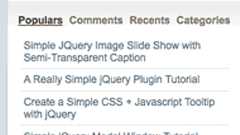 jQuery Sliding Tab Menu for Sidebar Tutorial