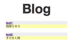 Node.jsで簡単なブログを作ってみる