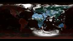 デスクトップの壁紙を宇宙から見た美麗な地球の画像にして刻一刻と自動更新するフリーソフト「Desktop Earth」とインストール不要の「Desktop Earth Online」