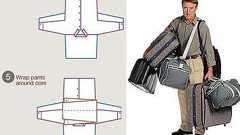 らばQ:旅行に持っていく衣服をシワにならないようにたたむ方法