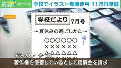 小学校の校長が学校だよりに無断でイラスト使用→作者に賠償金を支払う事に「“フリー無料風鈴”と検索して見つけた画像だがフリー素材ではなかった」