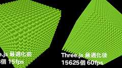 WebGL対応のライブラリThree.jsを爆速にする方法 | ClockMaker Blog