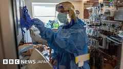 アメリカのコロナ死者数、デルタ株流行時と同程度に 高齢者と未接種者に集中 - BBCニュース