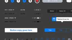 iOS 8 iPhone 6 GUI PSD