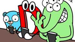 Gopher・Lisp エイリアン・D言語くん LINE スタンプが登場! 高解像度データも販売 – プログラミング生放送