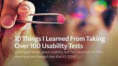 Kissmetricsのプロダクトディレクターが、100回のユーザビリティテストを自ら受けて学んだ10のこと - BRIDGE(ブリッジ)