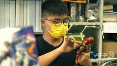 字幕:「逮捕まで自分の残り時間を常に考える」 香港の民主活動家、黄之鋒氏