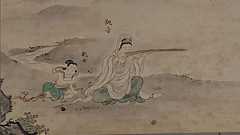 「美術館で初めて笑った」「観音様じゃなくてキャノン様」火縄銃を構えた観音様やユーモア溢れる仏様を描いた作品が福岡で展示中