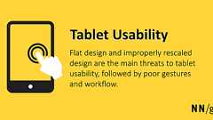 Tablet Usability: Findings from User Research