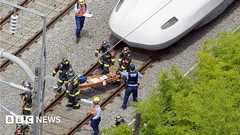 Japan bullet train 'self-immolation' fire kills two