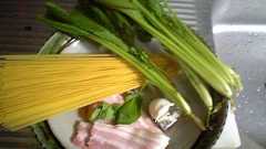 フライパンでパスタ作ってみた - そのままなめて