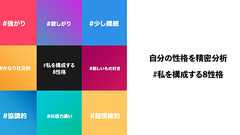 超精密な性格診断 | 自分を構成する8性格をエムグラムで診断