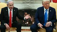 パレスチナ人は「喜んで」ガザを離れる トランプ氏