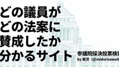 参議院採決投票検索