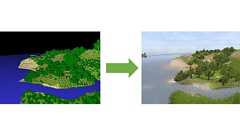 マインクラフトの世界をリアルな世界に変換する「GANcraft」 NVIDIAなどが開発