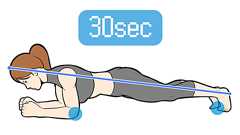 プランクの効果とやり方。体幹トレーニング初心者は「まず30秒」から! | トレーニング ×スポーツ『MELOS』