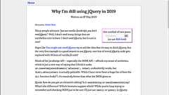 2019年になってもまだjQueryを使用している理由