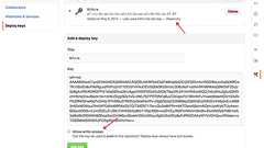 Read-only deploy keys