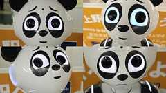 東京メトロの上野駅に出現したパンダ姿の「ペッパー(Pepper)」に会ってきた