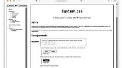 AppleのSystem 6のUIをCSSで再現できる「System.css」が公開。