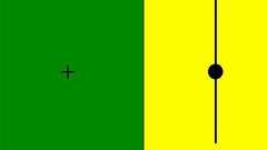 目の盲点が面白いようにわかる図─脳は見えていない部分を補っている : らばQ