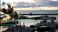 ウクライナ、水中ドローンでロシアの潜水艦を攻撃 黒海の港湾