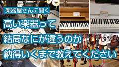 高い楽器って結局なにが違うのか、納得いくまで教えてください