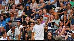 試合中にユーチューバーが大声、選手妨害で退場に 全豪OP