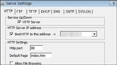USBメモリでHTTP/FTP/DHCPサーバなどを高速に動かすフリーソフト「Serva」