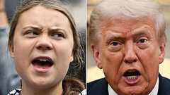 トランプ氏とグレタさんの対立再燃 「怒りの制御を」「あなたも」:時事ドットコム