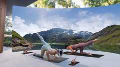 「Meta Quest 3」で最新MRヨガを体験、実在の講師がお手本に