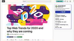 2020年、注目されているWebデザインの最新トレンドと技術の進化