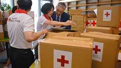 台湾に人工皮膚50~100人分 日本赤十字社が寄贈:朝日新聞デジタル