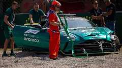 F1でまさかのクラッシュ イタリアGP開幕前の「奇妙な事故」を英報道、FIAは「原因を調査中」