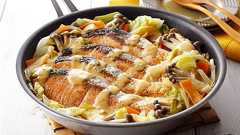 フライパンで!秋鮭のみそマヨちゃんちゃん焼きのレシピ・作り方 | とっておきレシピ | キユーピー