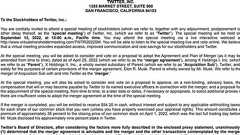 Twitter、臨時株主総会でマスク氏による買収を承認