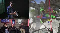 エピックゲームズ、UE4のVR版エディタを発表。VR内で歩いて手を動かしてVRの世界を創造